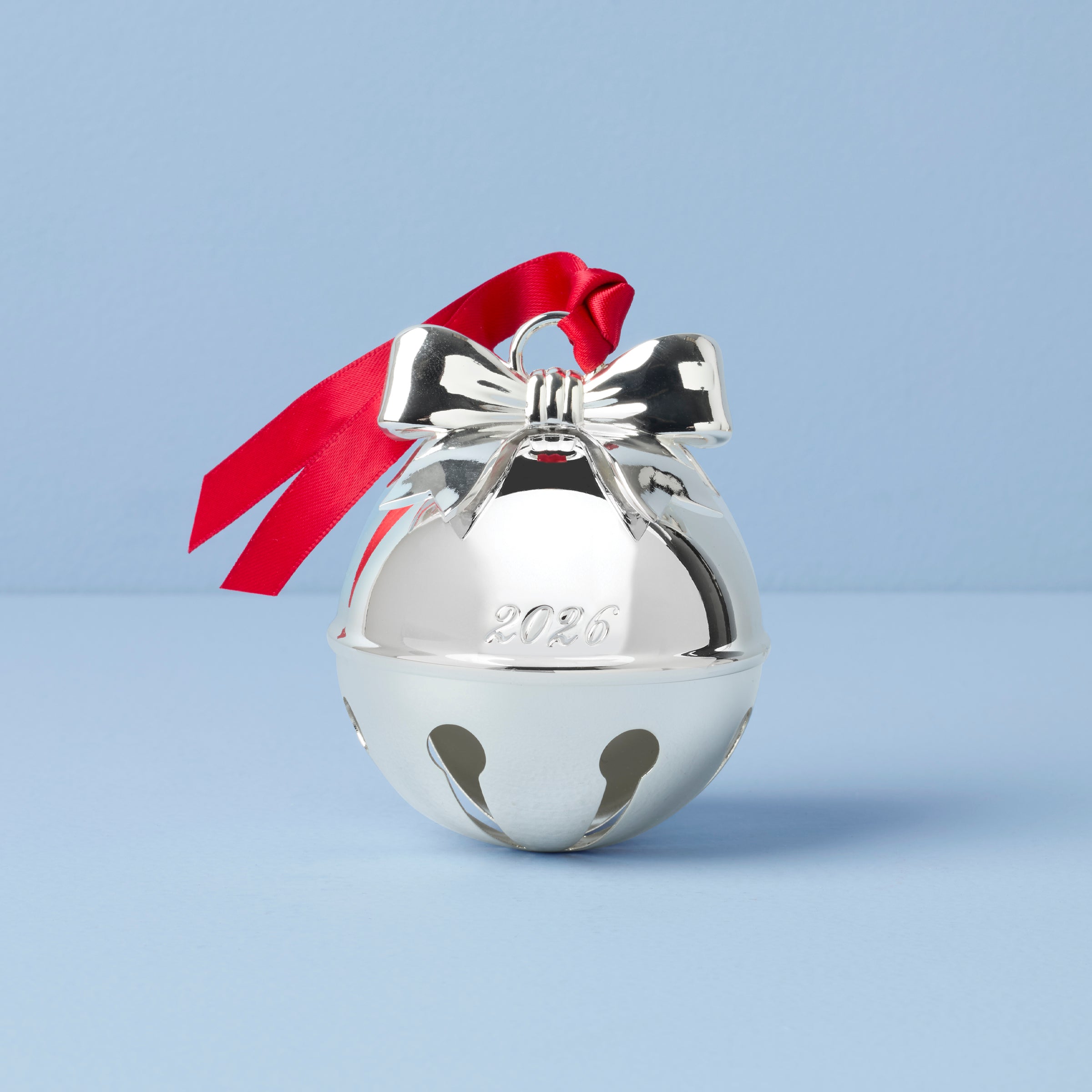 Lenox Premium 2026 Jingle Bell Silverplate Ornament