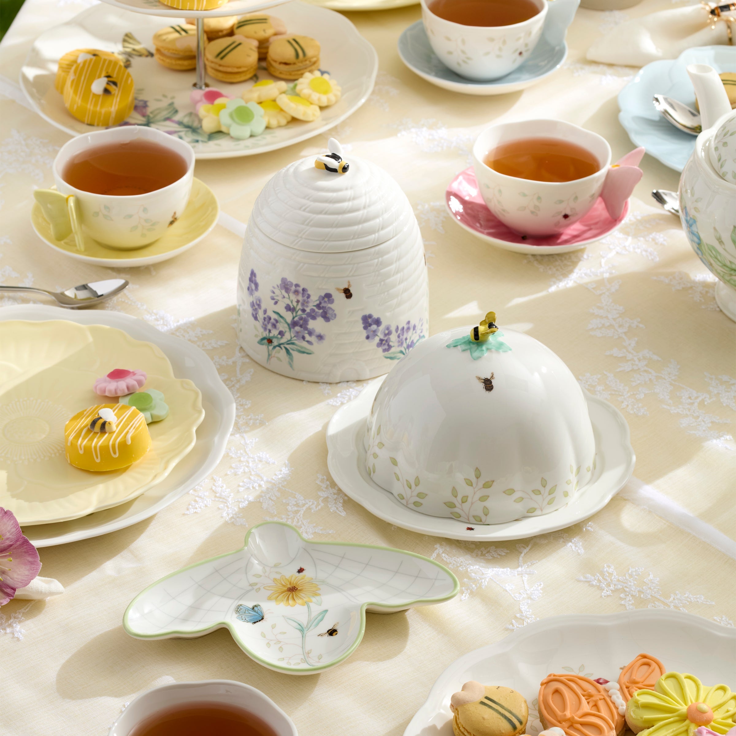 Lenox Premium Butterfly Meadow Covered Butter Dish - Image 6