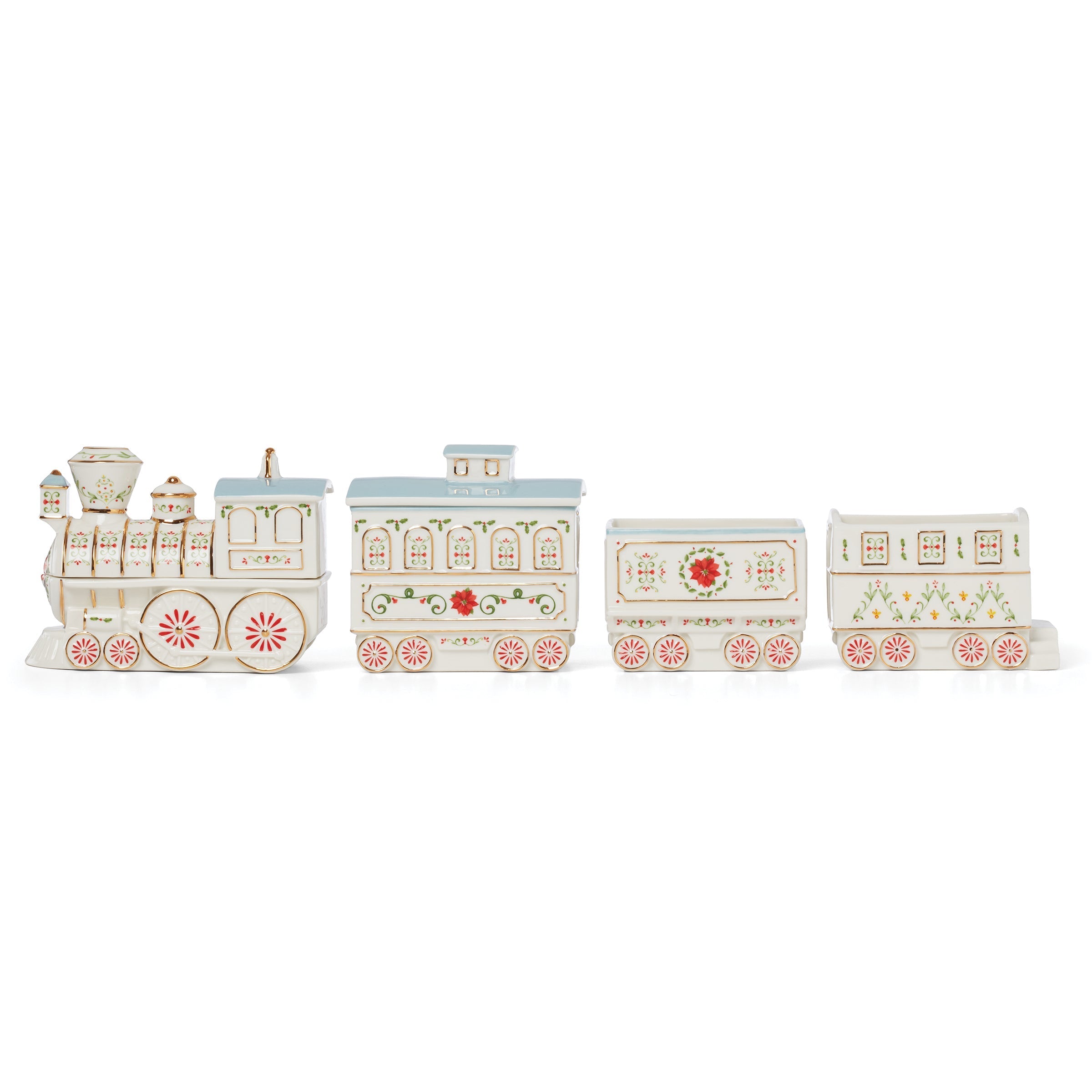 Lenox Premium Lenox Holiday Village Christmas Train Server - Image 2