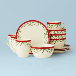 Lenox Premium Holiday 12-Piece Dessert Set