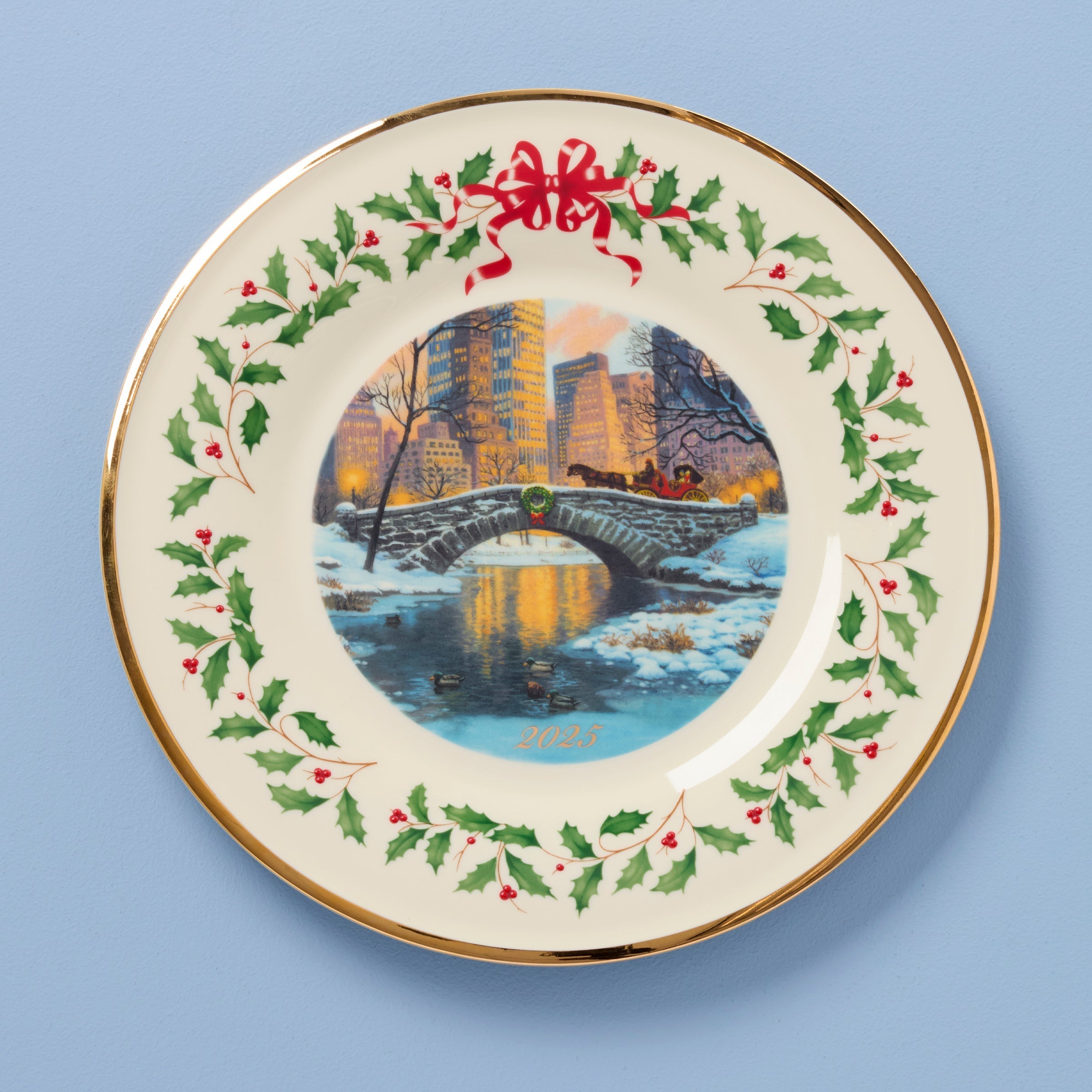 Lenox Premium 2026 Annual Holiday Plate Night Snow
