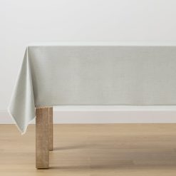 Lenox Premium French Perle Solid Dove Grey 60x120 Tablecloth