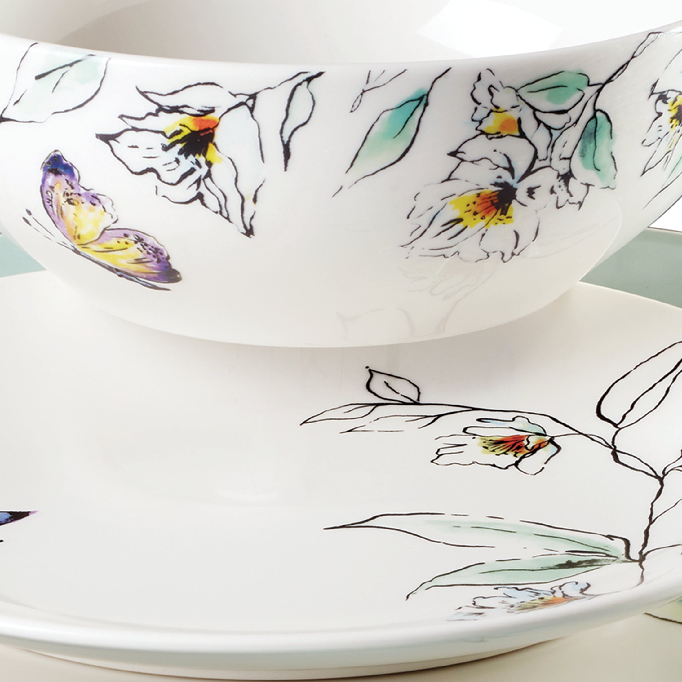 Lenox Premium Botanica 12-Piece Dinnerware Set - Image 5