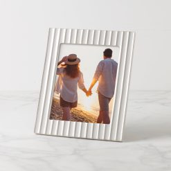 Lenox Premium French Perle Scallop White 8x10 Photo Frame