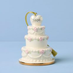 Lenox Premium 2026 Wedding Cake Ornament