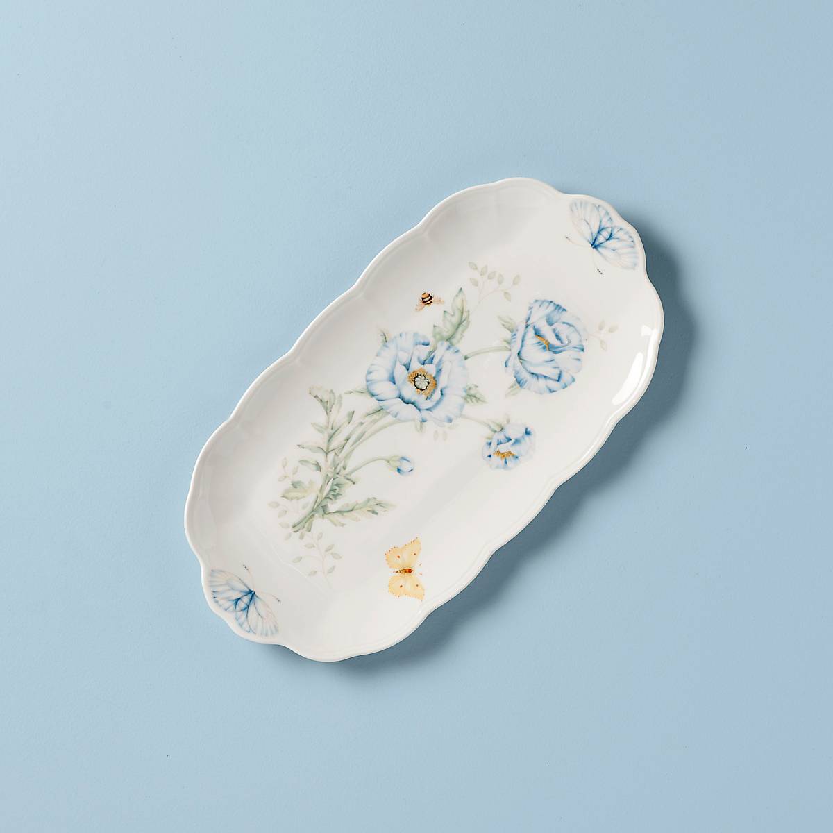 Lenox Premium Butterfly Meadow Oblong Sandwich Tray