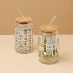 Alternative view of Lenox Premium Lenox Spice Village Can Cooler Glasses, Set of 2