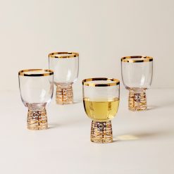 Alternative view of Lenox Premium Tuscany Classics Gold Frost Wine Glasses, Set of 4