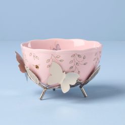 Lenox Premium Butterfly Meadow Bowl with Stand