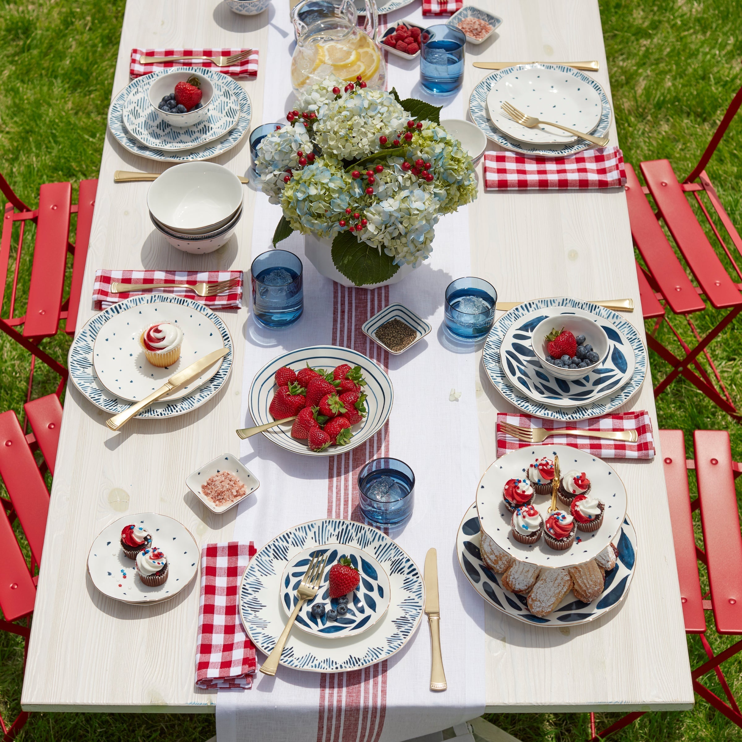 Lenox Premium Blue Bay 12-Piece Dinnerware Set - Image 2