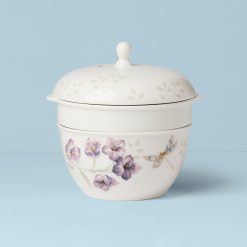 Alternative view of Lenox Premium Butterfly Meadow 3-Piece Stackable Bowl Set
