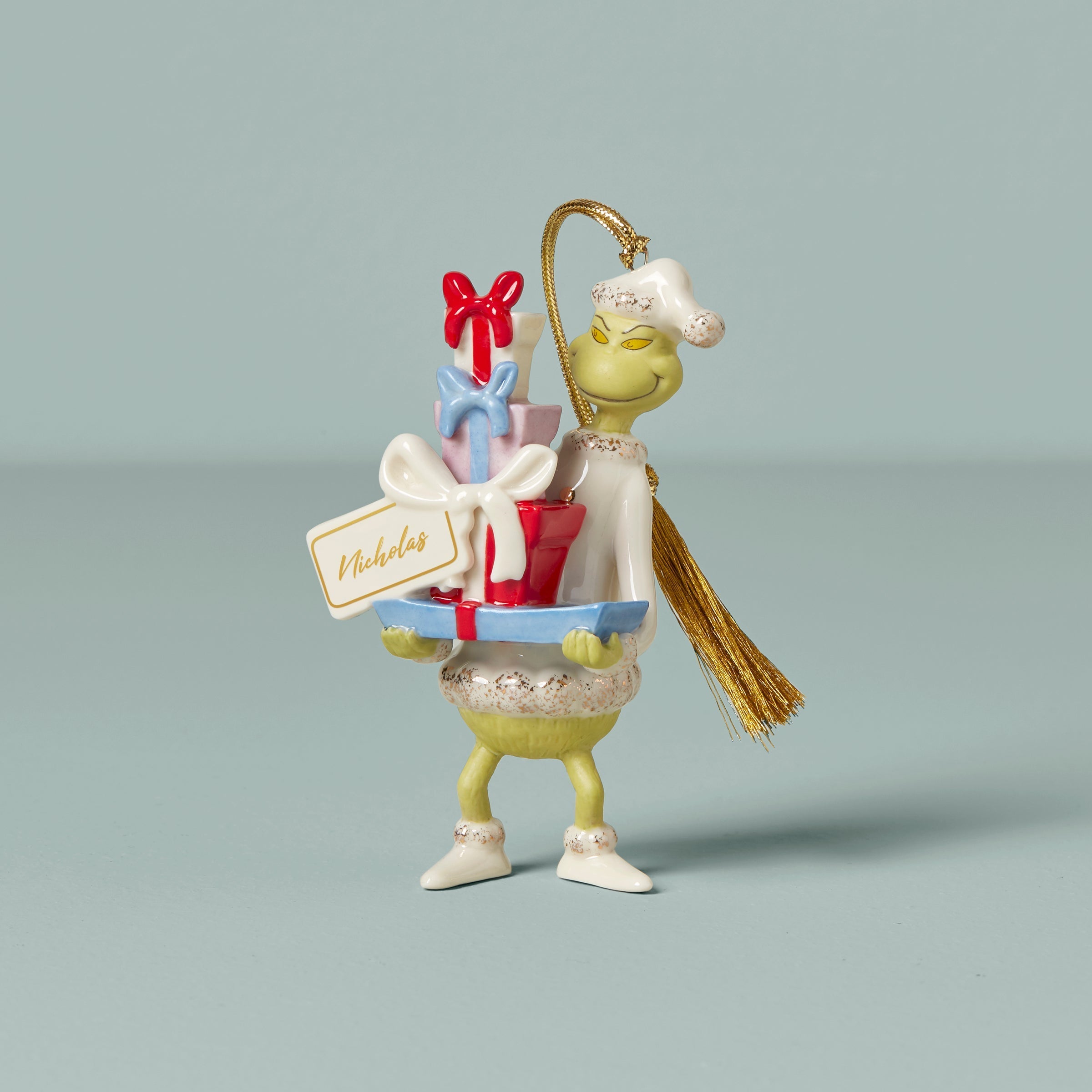 Lenox Premium Personalized Grinch Ornament