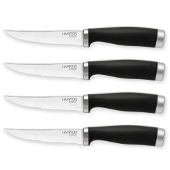 Lenox Premium Epicure Black Steak Knives, Set of 4