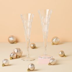 Alternative view of Lenox Premium Hudson Crystal Toasting Flutes, Set of 2