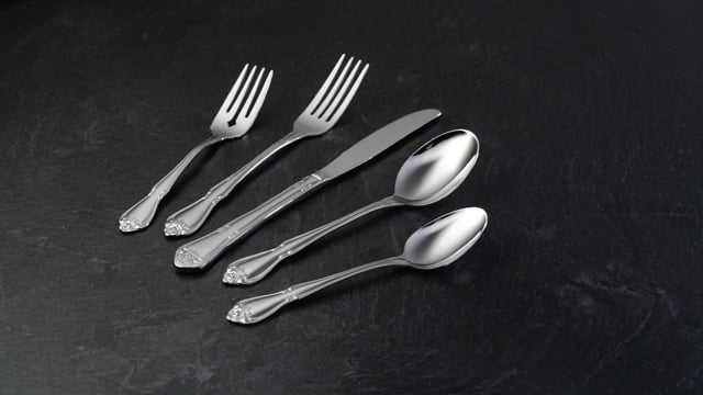 Lenox Premium True Rose Everyday Flatware Dinner Spoons, Set Of 4 - Image 2