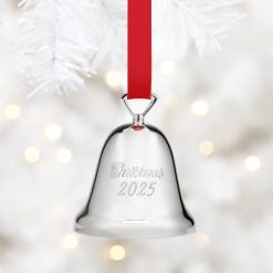 Alternative view of Lenox Premium 2026 Annual Christmas Bell Silverplate Ornament