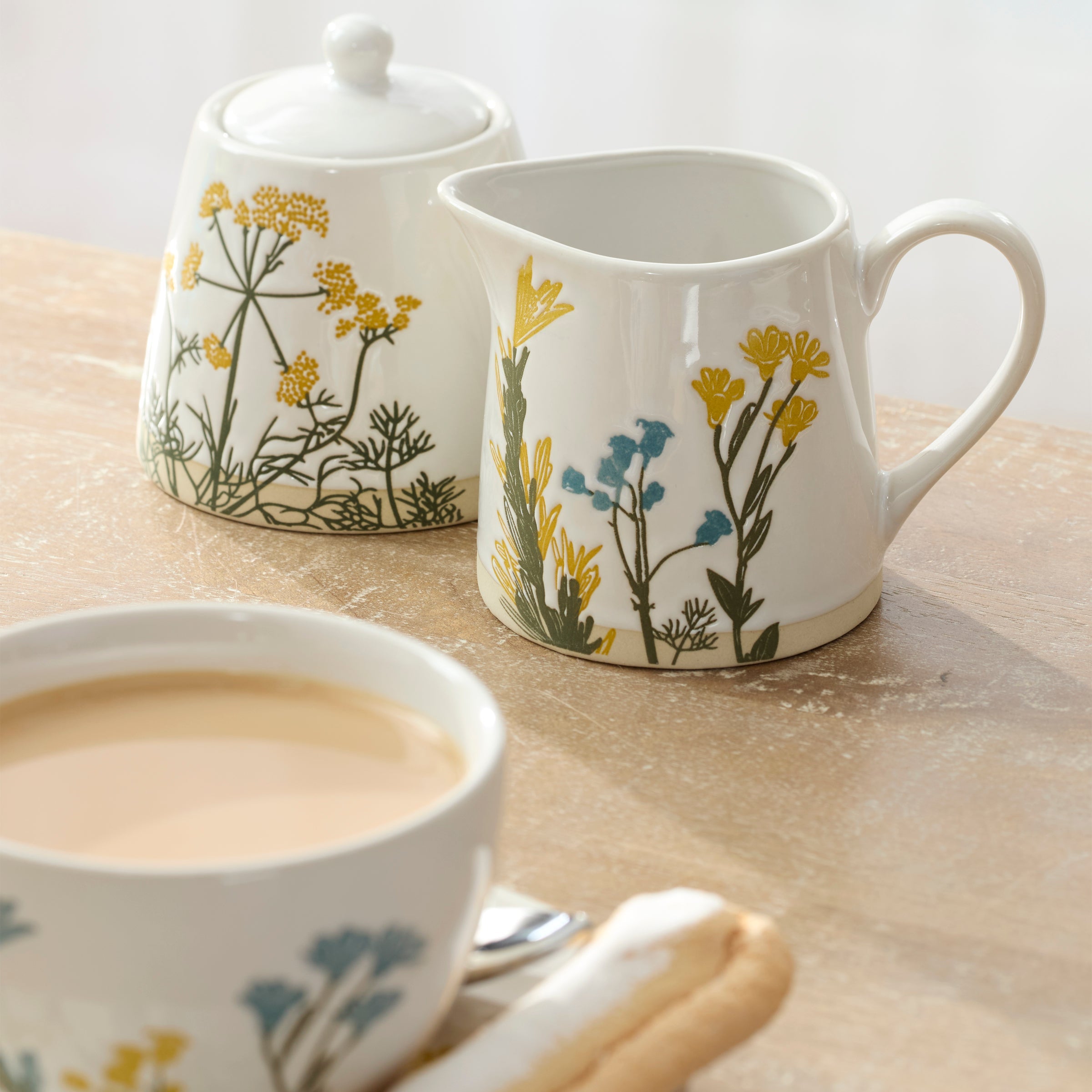Lenox Premium Wildflowers Sugar & Creamer Set - Image 4