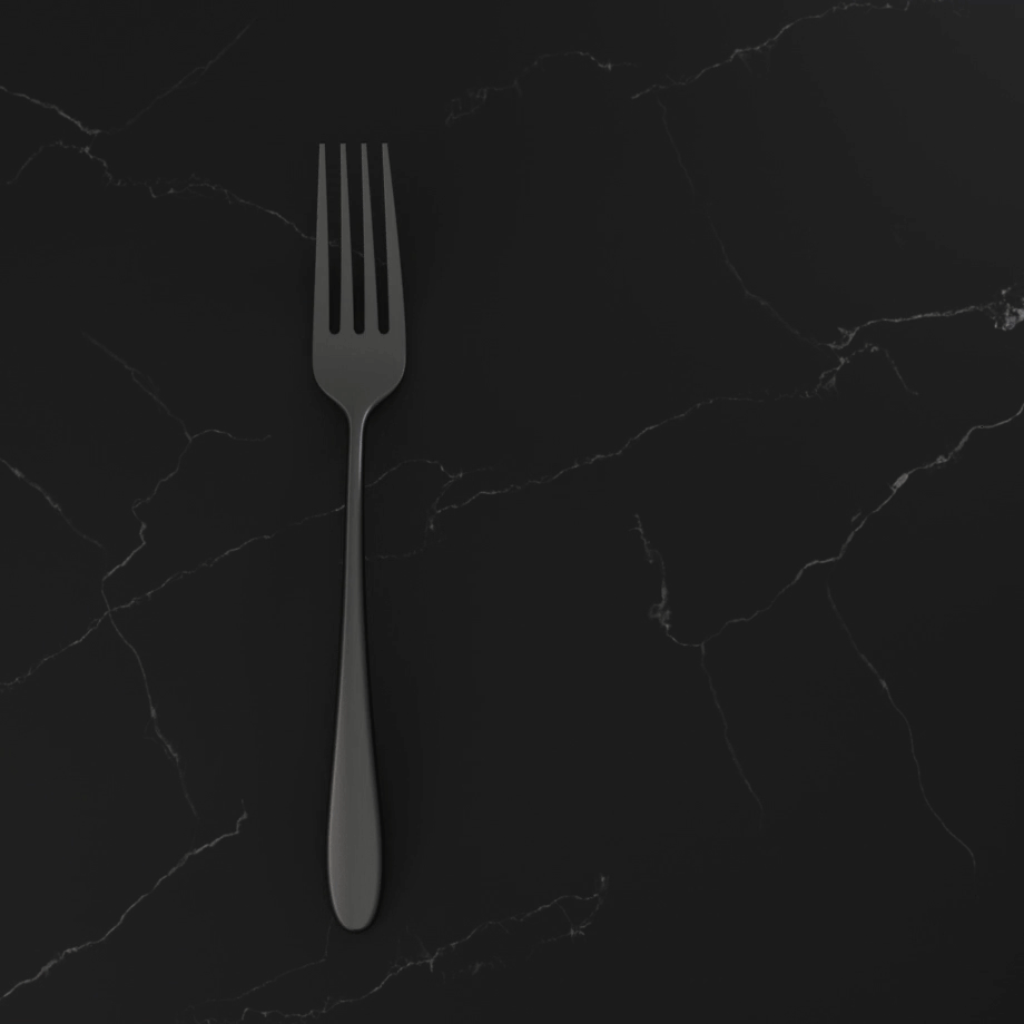 Lenox Premium Poet Black Satin 20-Piece Flatware Set - Image 2