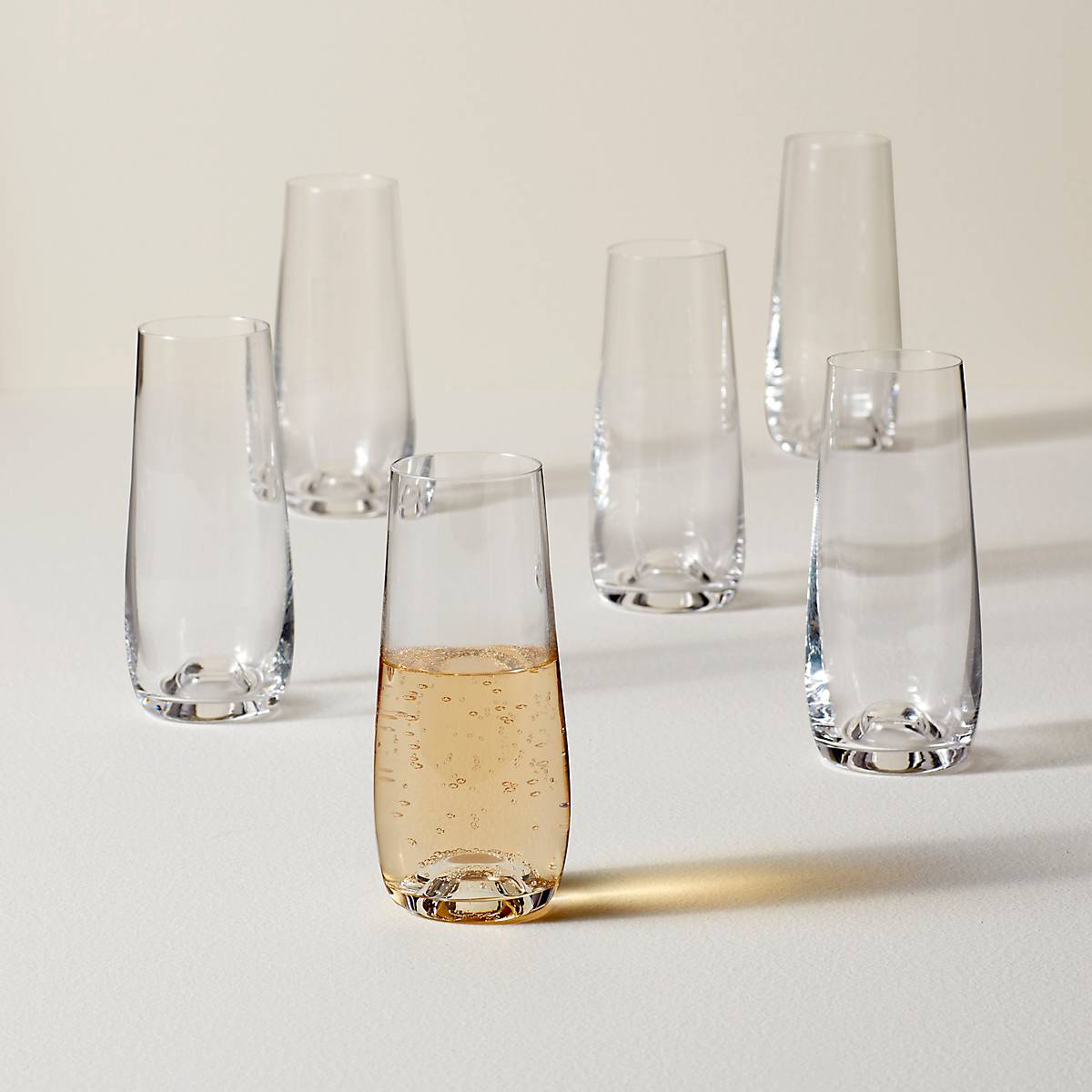 Lenox Premium Tuscany Classics Stemless Flute Glasses, Set of 6 - Image 2