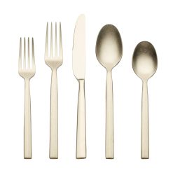Lenox Premium Aero Champagne Rumble 20-Piece Flatware Set