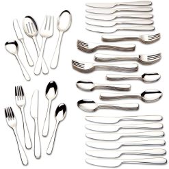 Alternative view of Lenox Premium Stratton 65-Piece Flatware Set