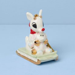 Lenox Premium Personalized Rudolph with Misfit Elephant Ornament