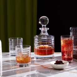 Alternative view of Lenox Premium Tempo Crystal 5-Piece Whiskey Set