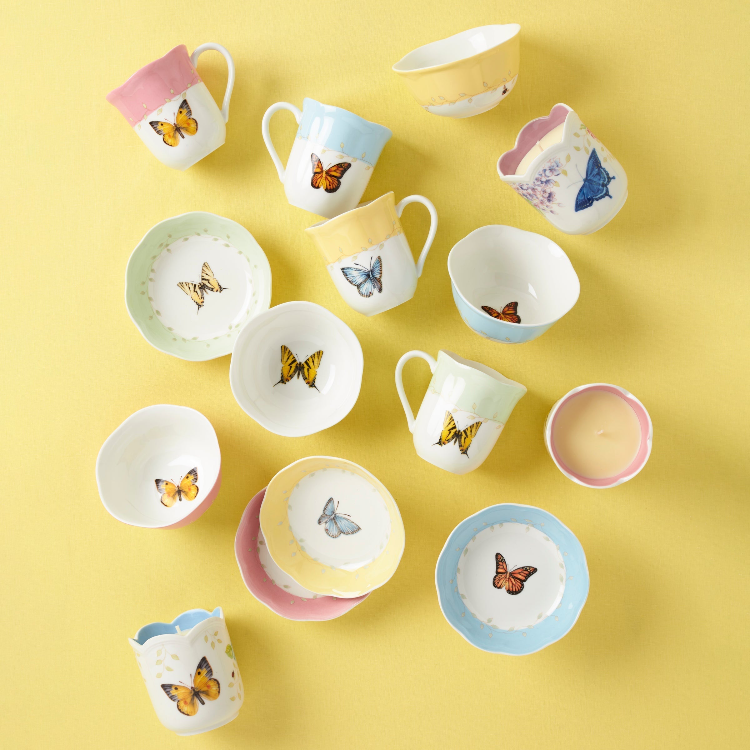 Lenox Premium Butterfly Meadow Colors 4-Piece Dessert Bowl Set - Image 8