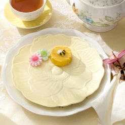 Alternative view of Lenox Premium Butterfly Meadow Floral Yellow Accent Plates, Set of 4