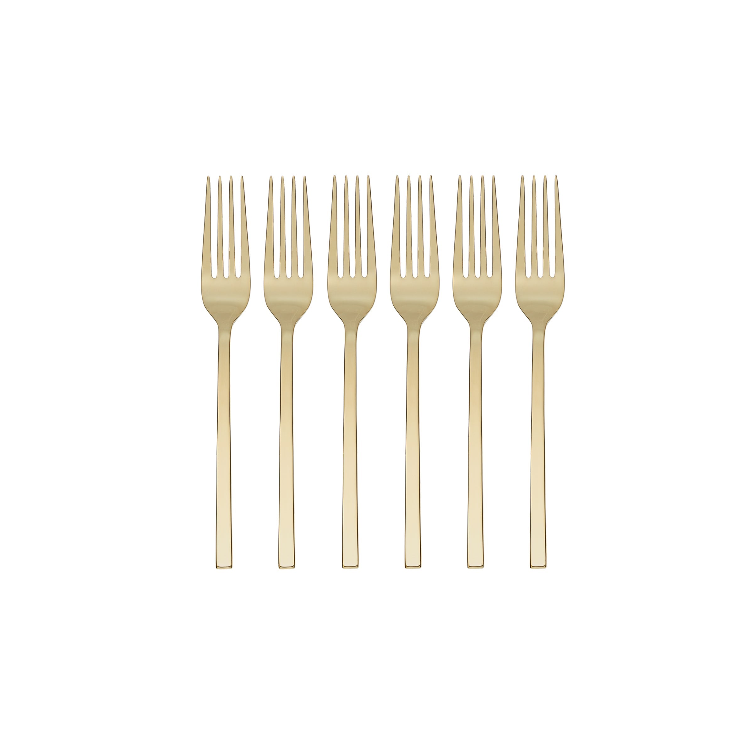 Lenox Premium Allay Champagne Dinner Forks, Set of 6