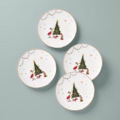 Lenox Premium Merry Grinchmas Dinner Plates, Set of 4
