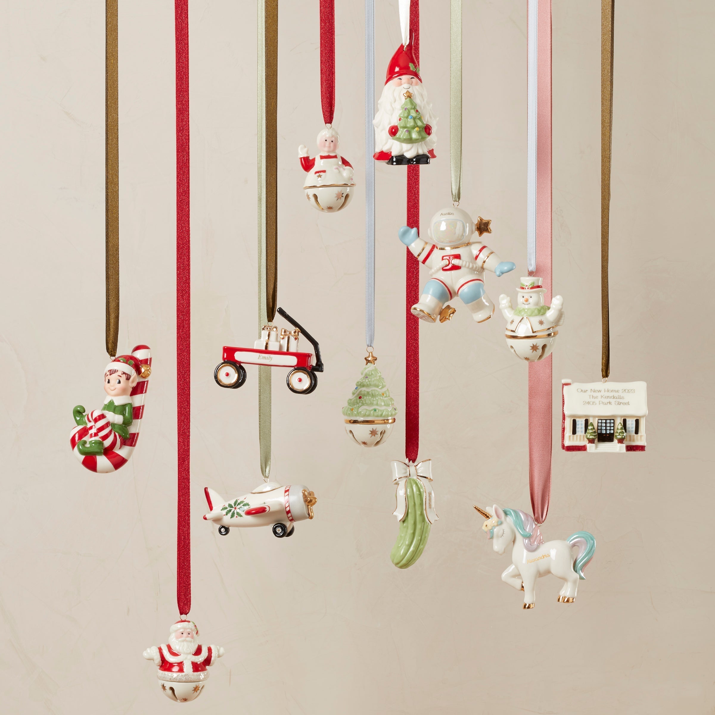 Lenox Premium Personalized Christmas Gnome Ornament - Image 4