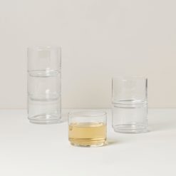 Alternative view of Lenox Premium Tuscany Classics Stackable Clear Short Glasses, Set of 6