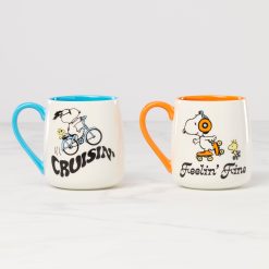 Alternative view of Lenox Premium Peanuts Mugs Cruisin'-Feelin' Fine, Set of 2
