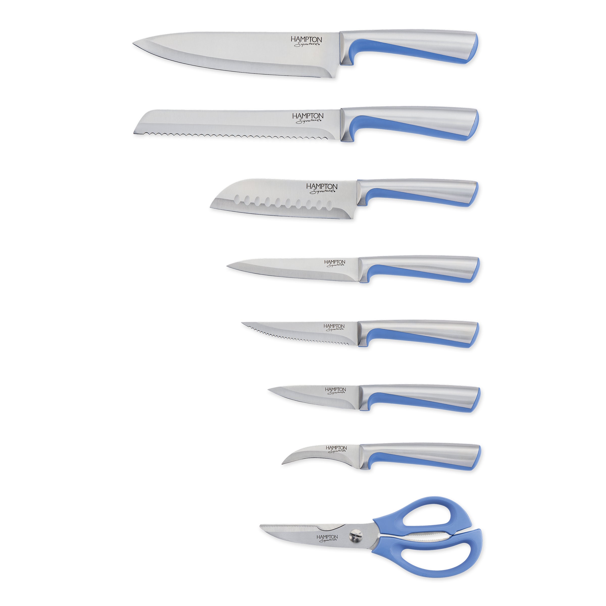 Lenox Premium Orion Blue 14-Piece Cutlery Block Set - Image 3