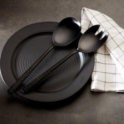 Alternative view of Lenox Premium Mezze Midnight 2-Piece Salad Servers