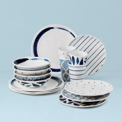 Lenox Premium Blue Bay Melamine 16-Piece Dinnerware Set